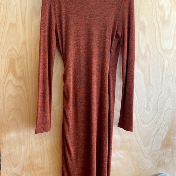 Burn Orange Forever 21 Dress - Picture 2 of 3